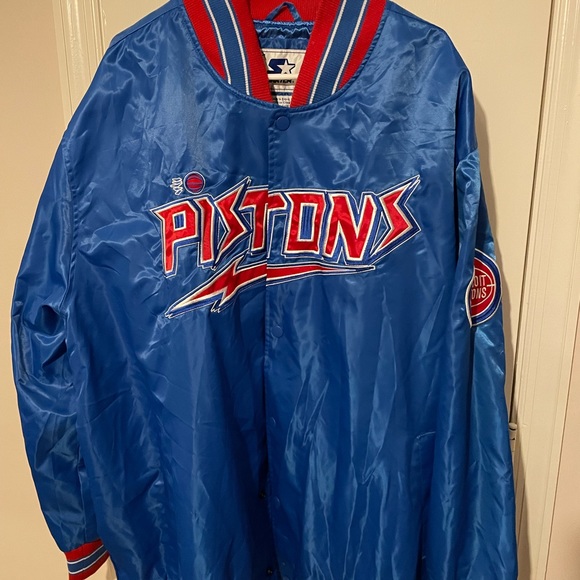 Detroit Pistons Starter Jacket Size 5xl 